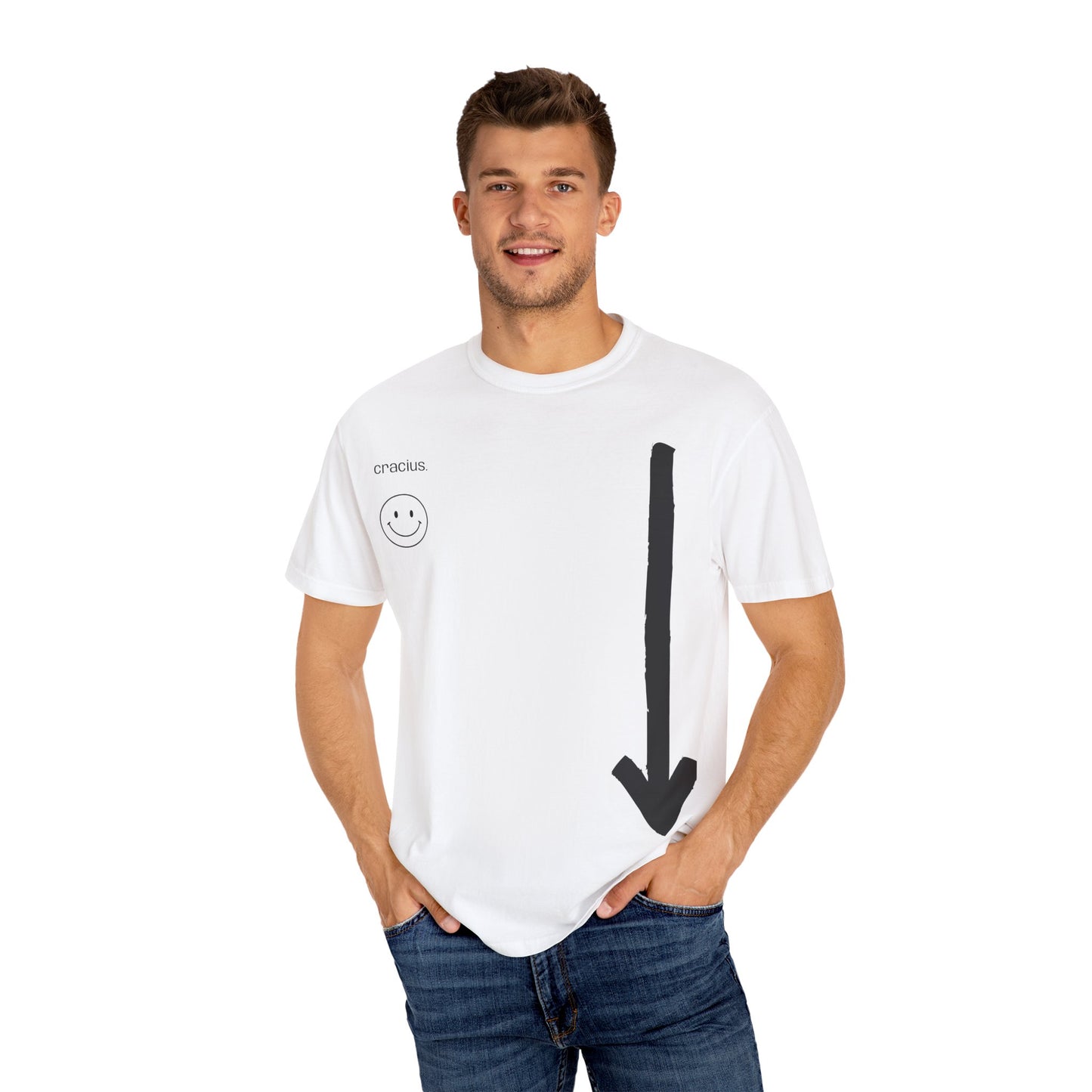 Smile & Strive Unisex T-Shirt - Motivational Graphic Tee, Gift for Graduates, Work Hard Play Hard, Casual Everyday Wear
