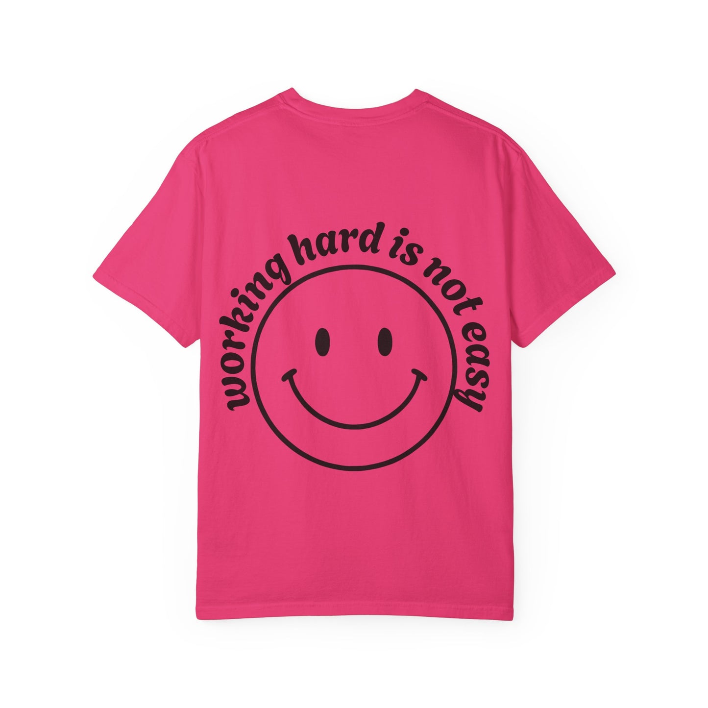 Smile & Strive Unisex T-Shirt - Motivational Graphic Tee, Gift for Graduates, Work Hard Play Hard, Casual Everyday Wear