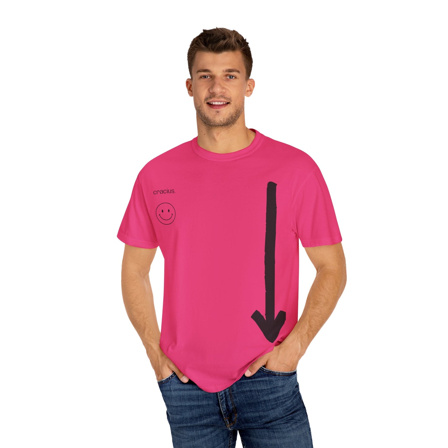 Smile & Strive Unisex T-Shirt - Motivational Graphic Tee, Gift for Graduates, Work Hard Play Hard, Casual Everyday Wear