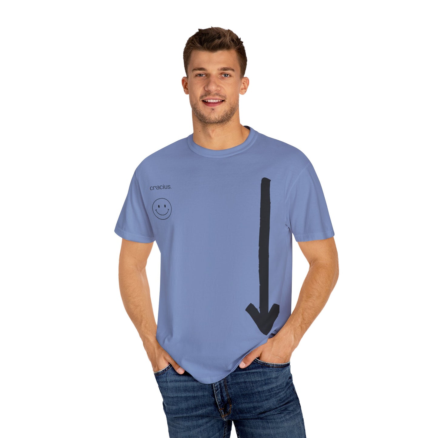 Smile & Strive Unisex T-Shirt - Motivational Graphic Tee, Gift for Graduates, Work Hard Play Hard, Casual Everyday Wear