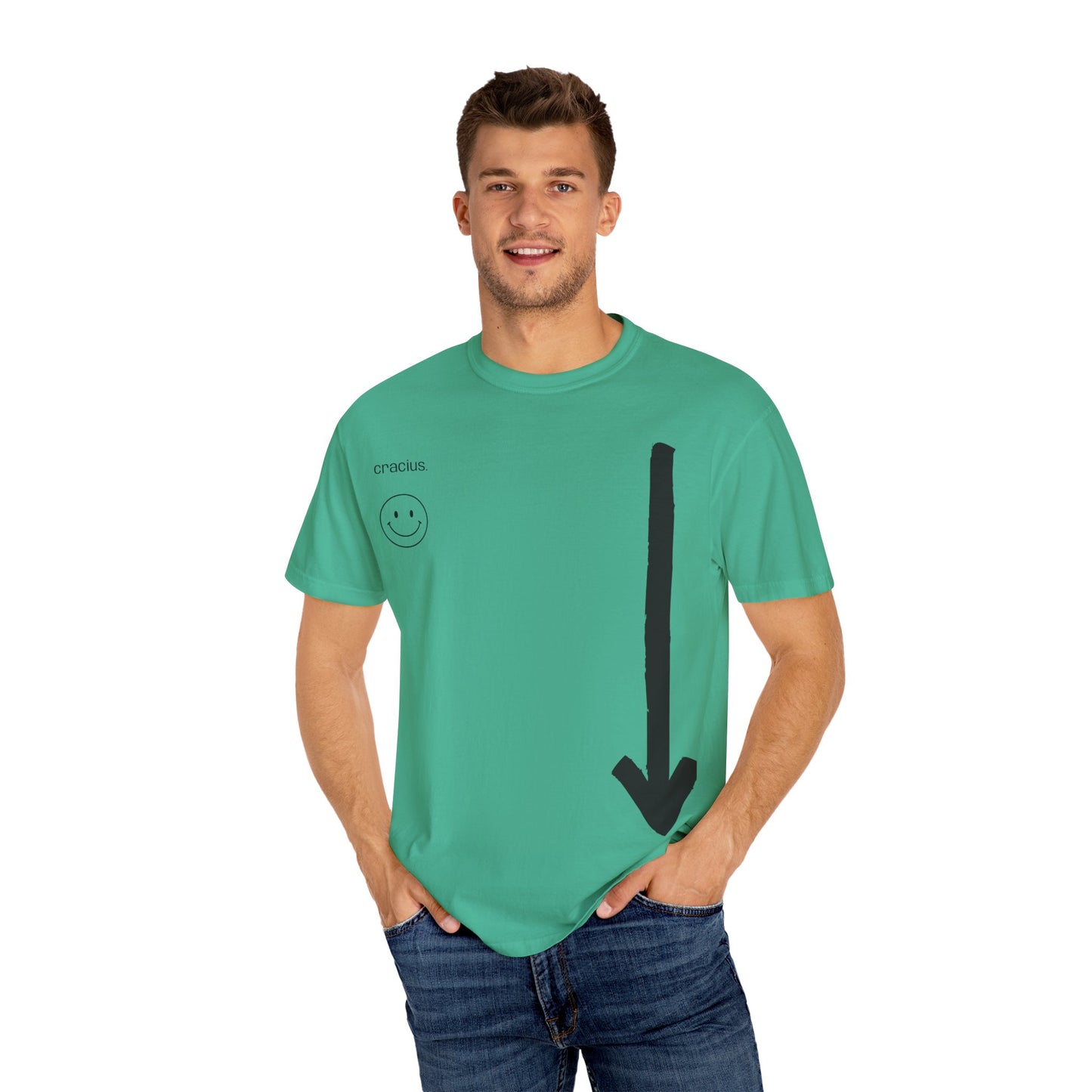 Smile & Strive Unisex T-Shirt - Motivational Graphic Tee, Gift for Graduates, Work Hard Play Hard, Casual Everyday Wear