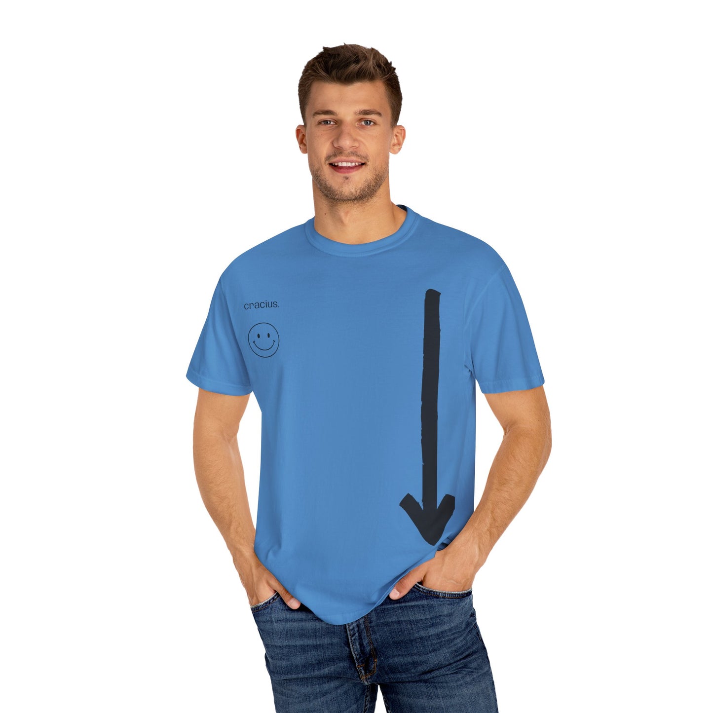 Smile & Strive Unisex T-Shirt - Motivational Graphic Tee, Gift for Graduates, Work Hard Play Hard, Casual Everyday Wear