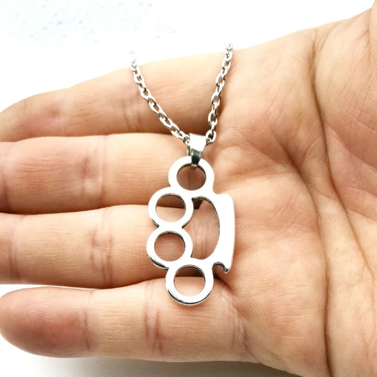 2020 New Tiger Finger Pendant Necklace Fashion Jewelry Retro Texture Sweater Chain Necklace Pendant Jewelry