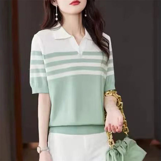 Women's POLO collar T-shirt