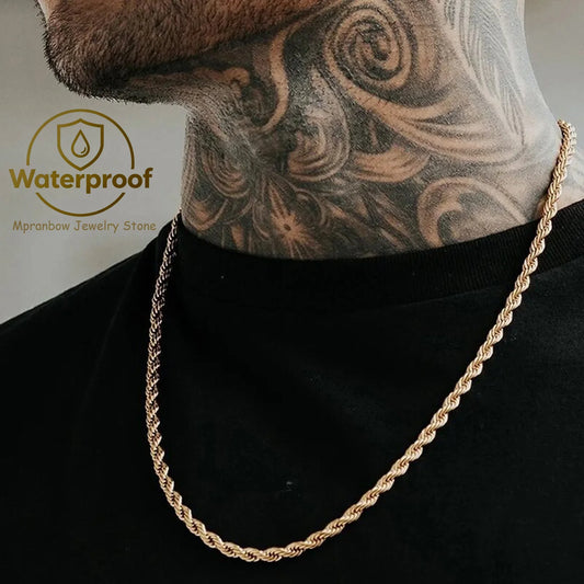 gold & silver rope chains