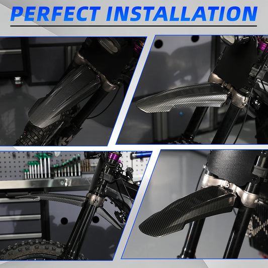 Plastic Modified Extended Longer Front Rear Tail Fender universal Motorcycles For SURRON Sur-Ron Electric bike Dirt Pit E-bike