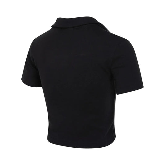 NIKE 2025 Women's AS W NSW ESSNTL SS POLO CRP TO Knit T-shirt DV7885-010