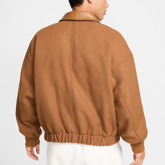 Nike Official Solo Swoosh Men's Retro Collar Single-breasted Jacket FZ1168-281
