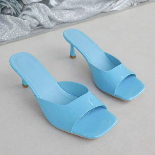Fashion Fish Mouth Slippers Summer Comfort Dress Shoes Sexy Open Toe Stiletto Sandals Elegant Office Women High Heels