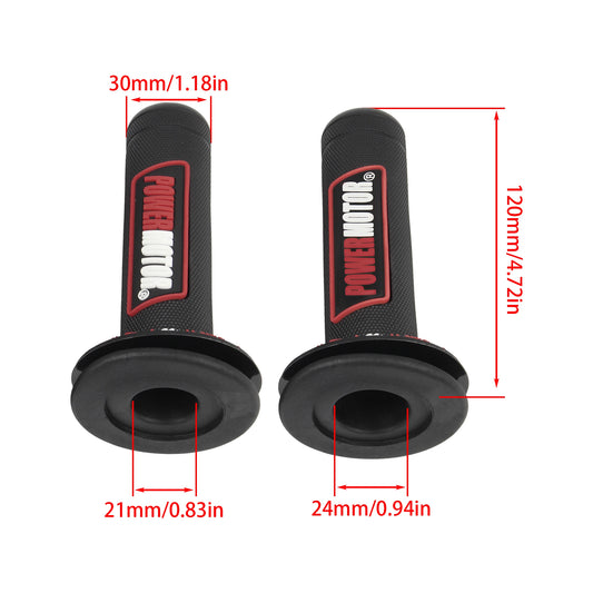 Universal Motorcycle Grips 7/8 In 22mm 24mm