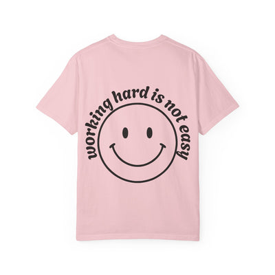 Smile & Strive Unisex T-Shirt - Motivational Graphic Tee, Gift for Graduates, Work Hard Play Hard, Casual Everyday Wear