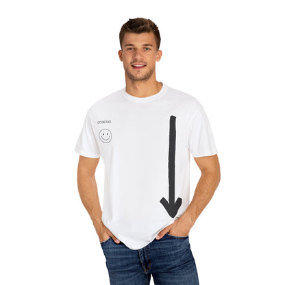 Smile & Strive Unisex T-Shirt - Motivational Graphic Tee, Gift for Graduates, Work Hard Play Hard, Casual Everyday Wear