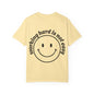Smile & Strive Unisex T-Shirt - Motivational Graphic Tee, Gift for Graduates, Work Hard Play Hard, Casual Everyday Wear