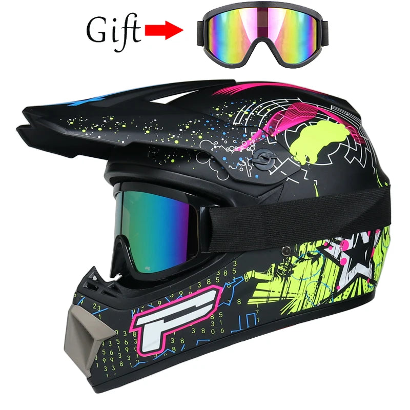 Motorcycle helmet children off-road helmet bike