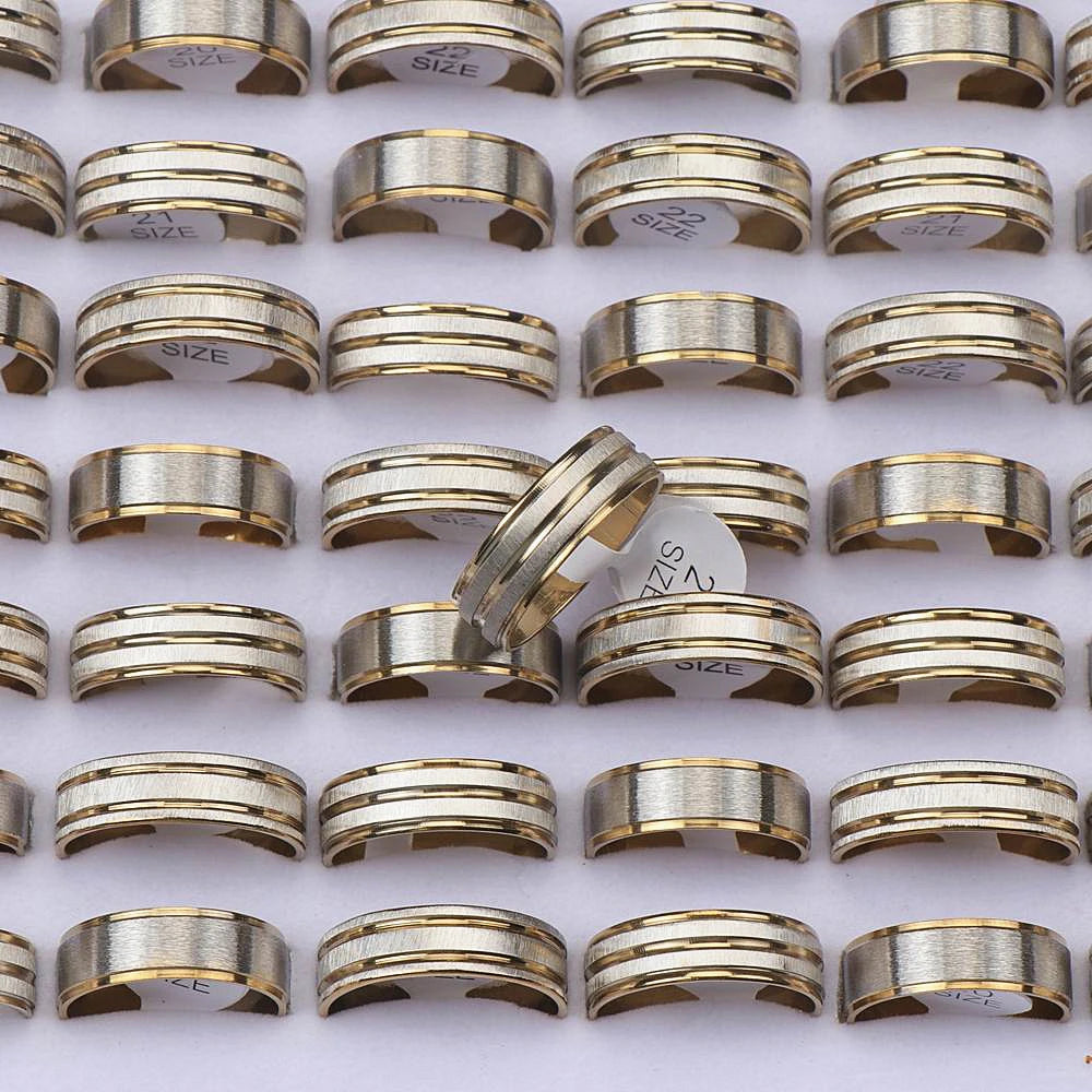 unisex rings gold ,black ,silver