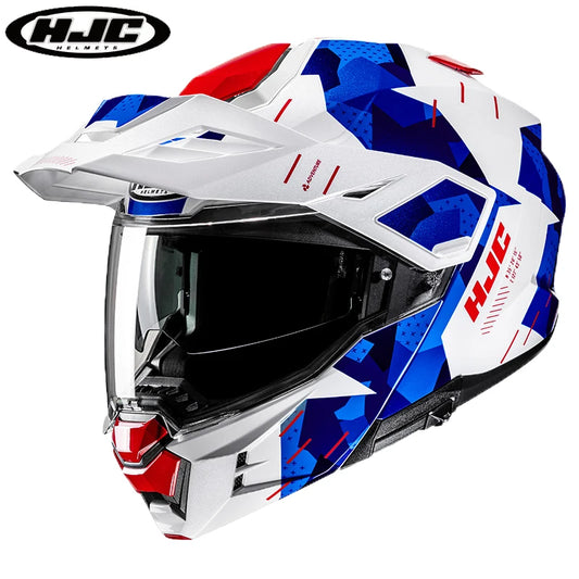 Original HJC Motorcycle Helmet HJC i80 Motocross Helmets Dual Lens ECE 3-in-1 Modular Flip-Up Helmets Off-road Cascos Para Moto