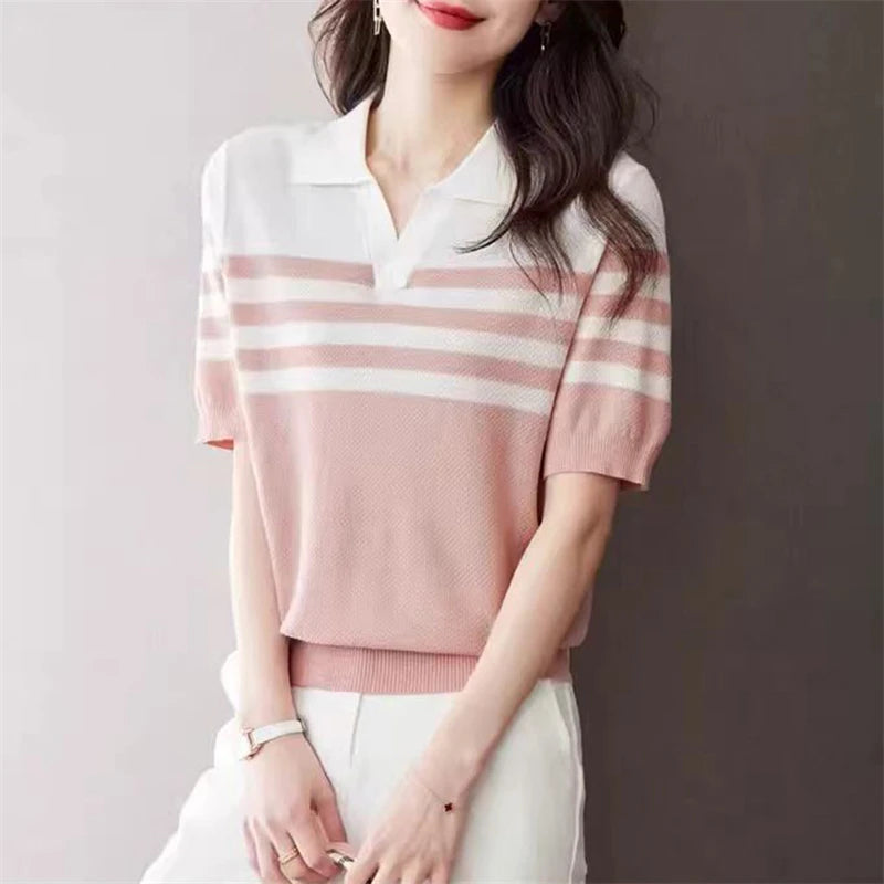 Women's POLO collar T-shirt