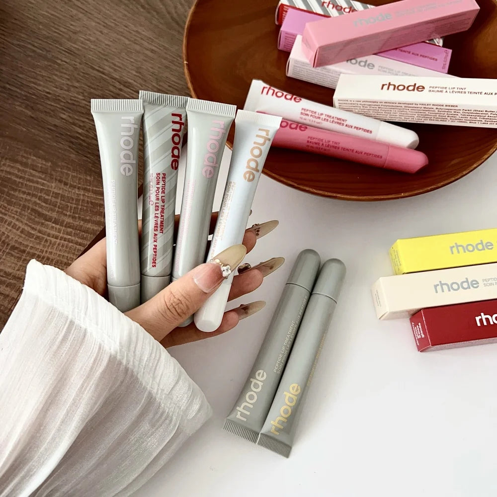Brand Lip Balm Moisturizing Mirror Long Lasting Lip Gloss Ribbon