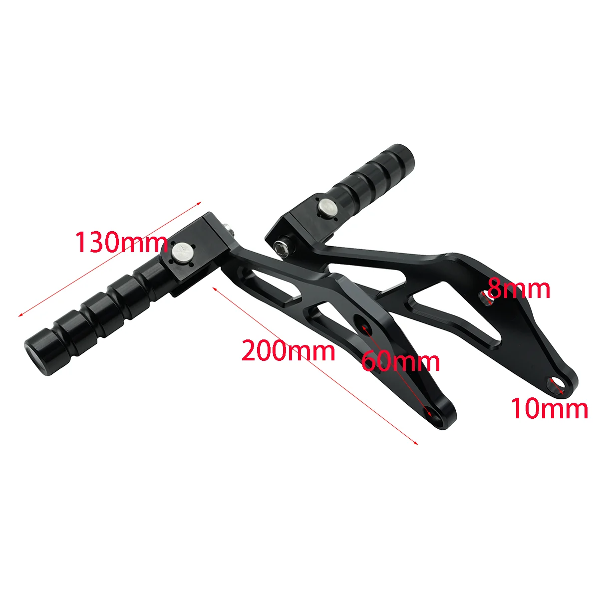 For Sur-Ron Light Bee X S Electric Dirt Bike Motorcycle CNC Rear Passenger Foot Peg Rests
