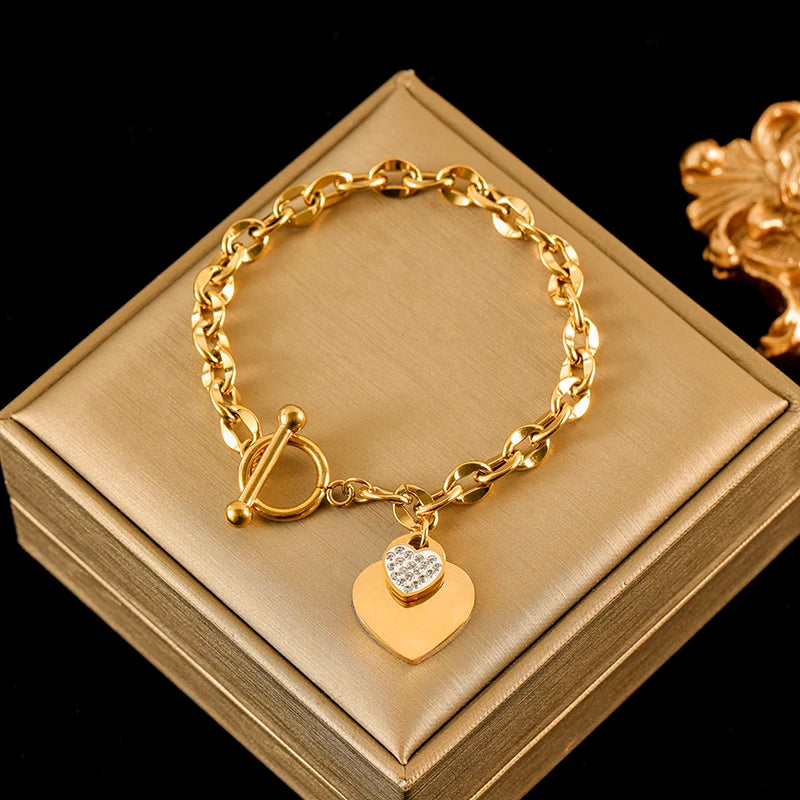 EILIECK 316L Stainless Steel Gold