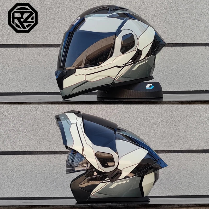 professional motorcycle sports flip helmet