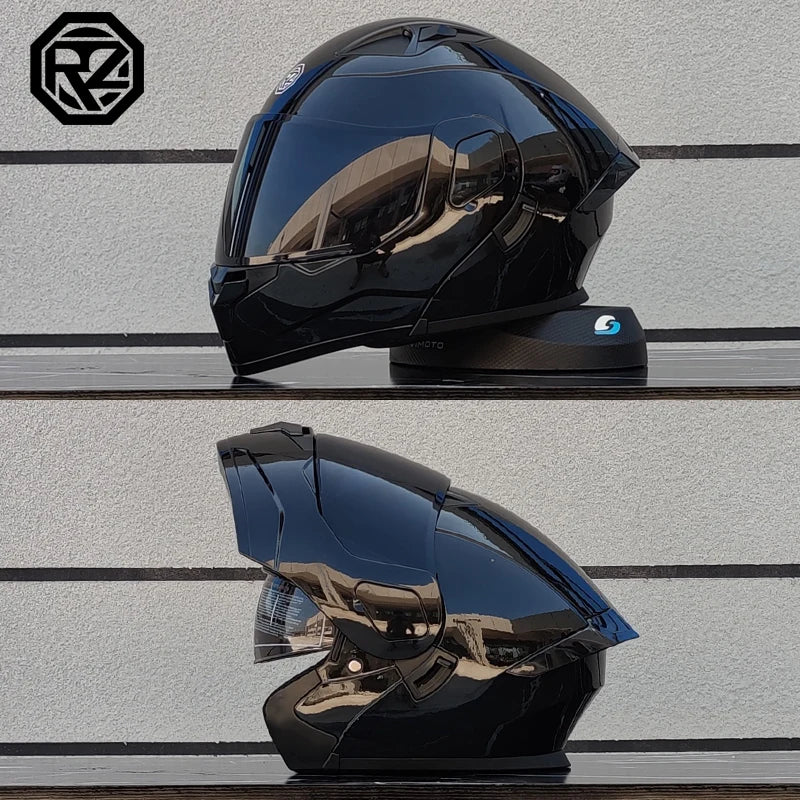 professional motorcycle sports flip helmet