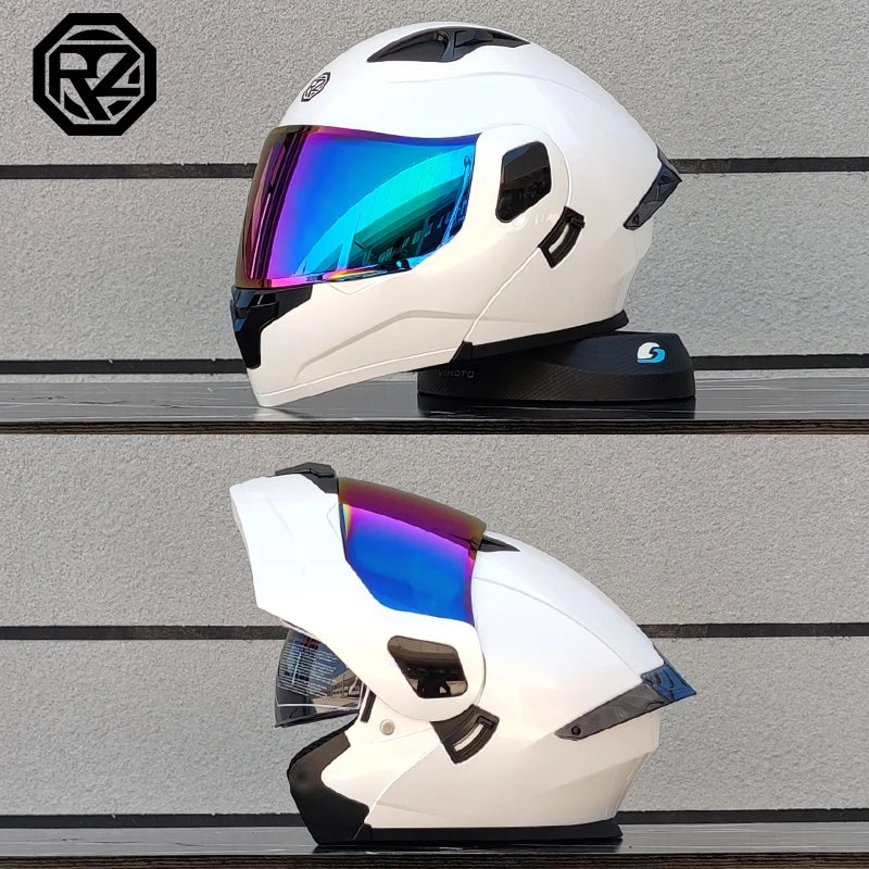 professional motorcycle sports flip helmet
