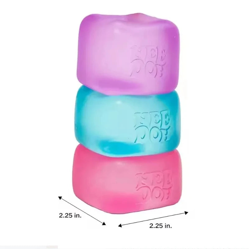 6cm Schylling Needoh Nice Cube, Sensory Toys, Anti-Stress Blocks, Stress Relief Jigsaw, Pressure Relief, Souvenir Gift