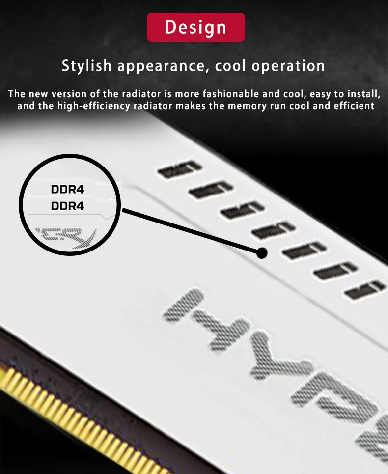 HyperX Fury Memory RAM DDR4 4GB 8GB 16GB