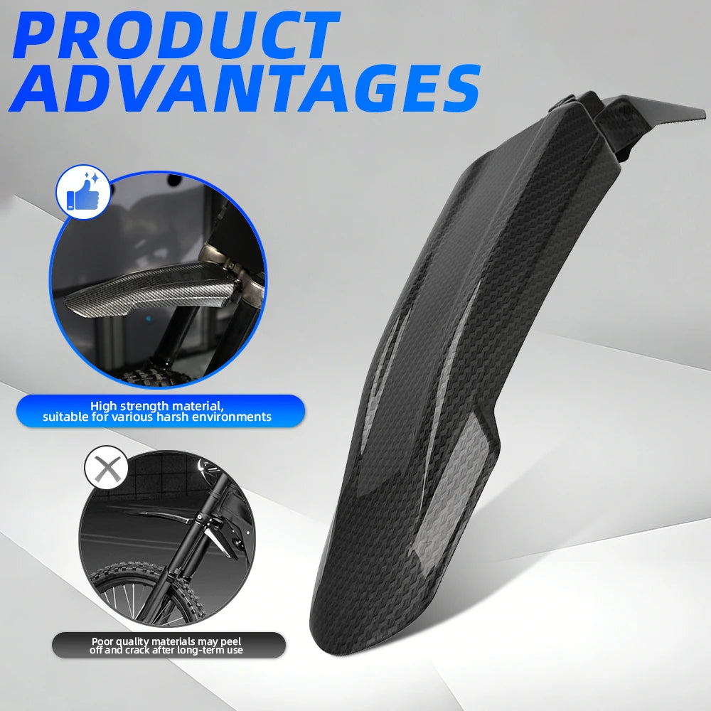 Plastic Modified Extended Longer Front Rear Tail Fender universal Motorcycles For SURRON Sur-Ron Electric bike Dirt Pit E-bike