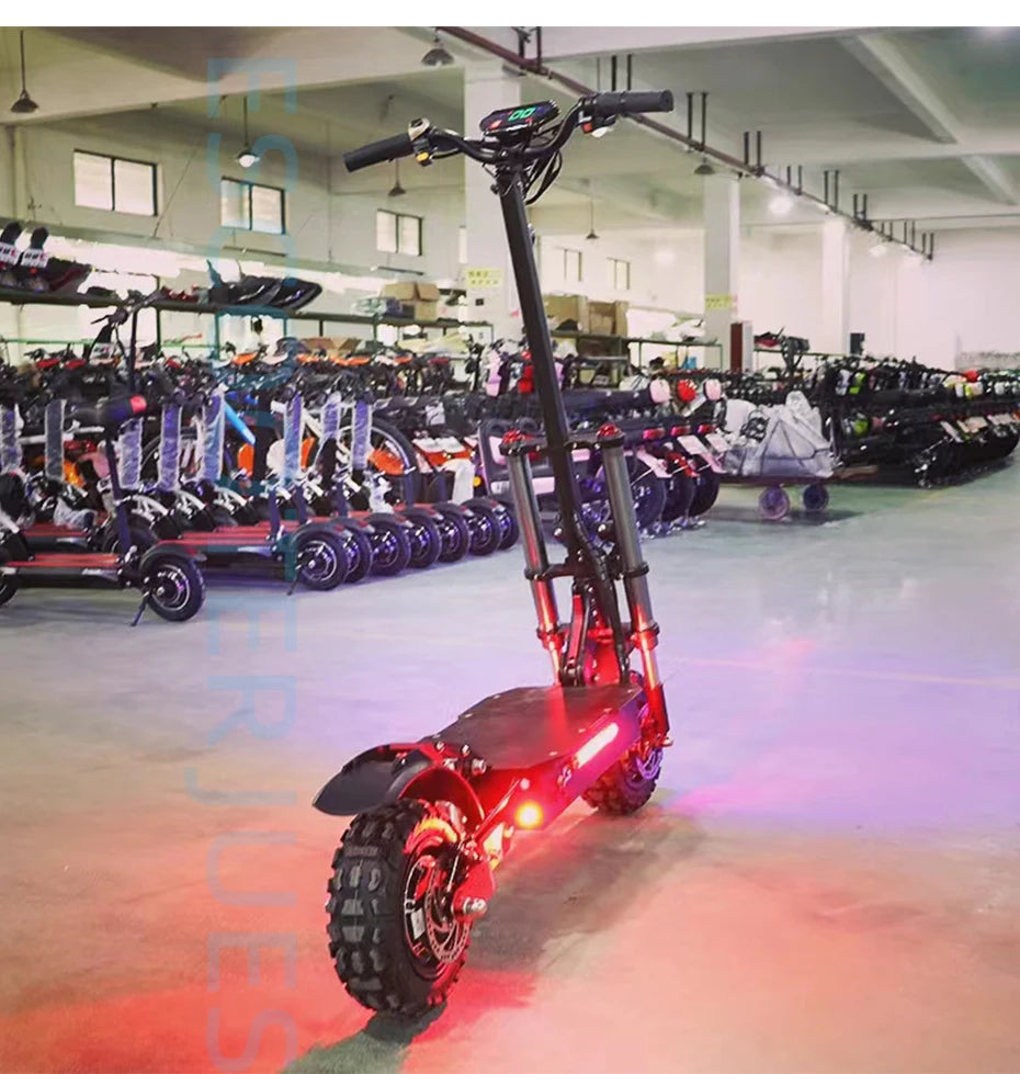 6000W Electric Scooter for Adults 85KM/H Max Speed Dual Motor