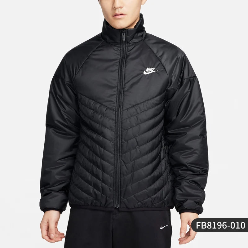 Nike genuine Fall New Men's Warm Outdoor Stand Collar Jacket FB8196-010