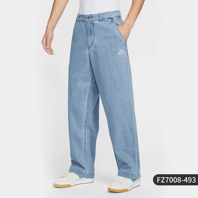 Nike Official 2024 New Men's Sport Retro Embroidered Casual Long Pants FZ7008-493