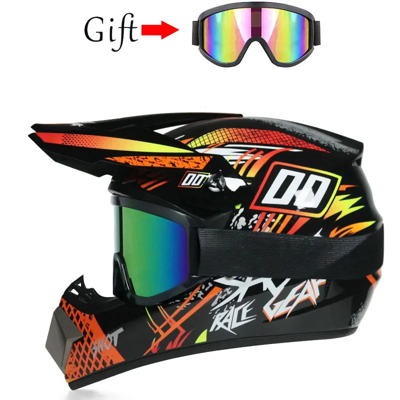 Motorcycle helmet children off-road helmet bike