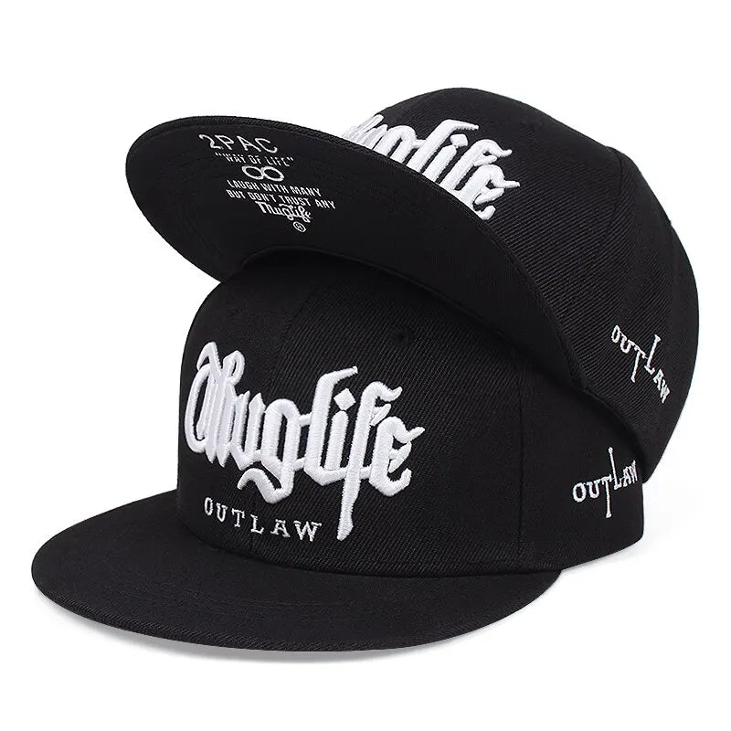 1 Pcs Fashion Fastball CAP Thuglife Embroidery Hiphop Baseball Cap