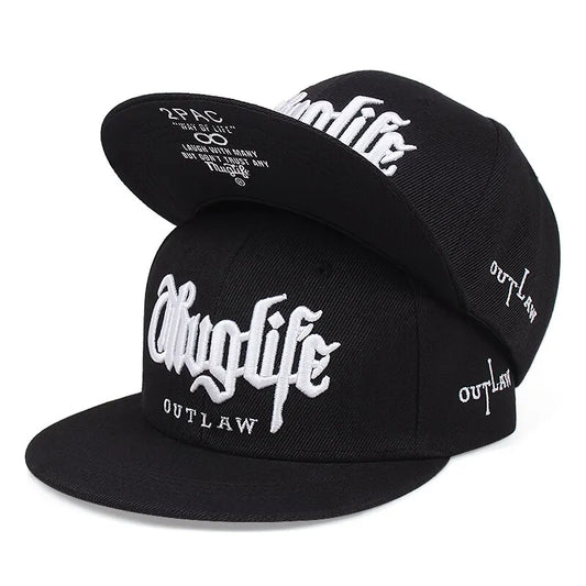 1 Pcs Fashion Fastball CAP Thuglife Embroidery Hiphop Baseball Cap