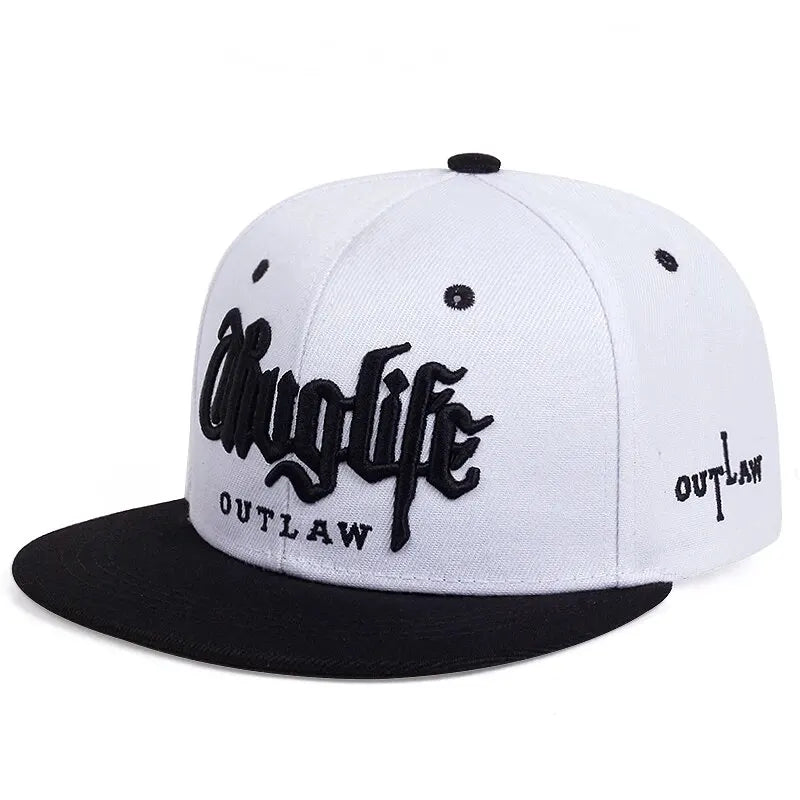 1 Pcs Fashion Fastball CAP Thuglife Embroidery Hiphop Baseball Cap