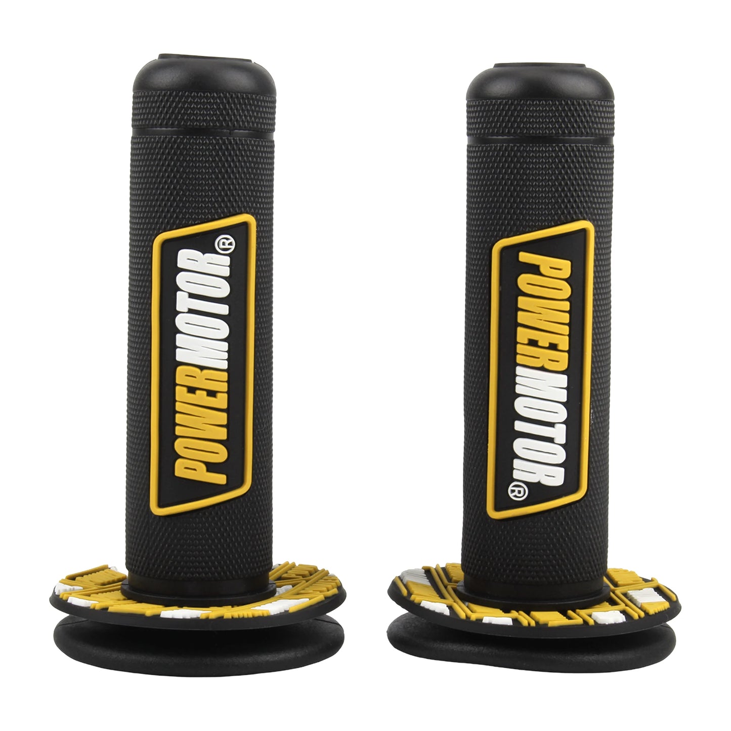22 24mm Motorcycle PowerMotor Grips Anti-slip Gel Handle Wear-resistant Shock-absorbing Handlebar Accessories Motocross Pit Bike