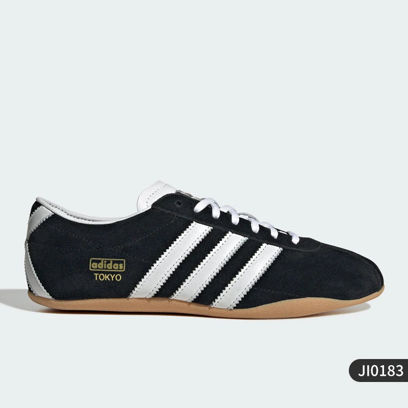 Adidas genuine Three-Leaf Women's Classic Laced Thin-soled Sports Shoes JI0183