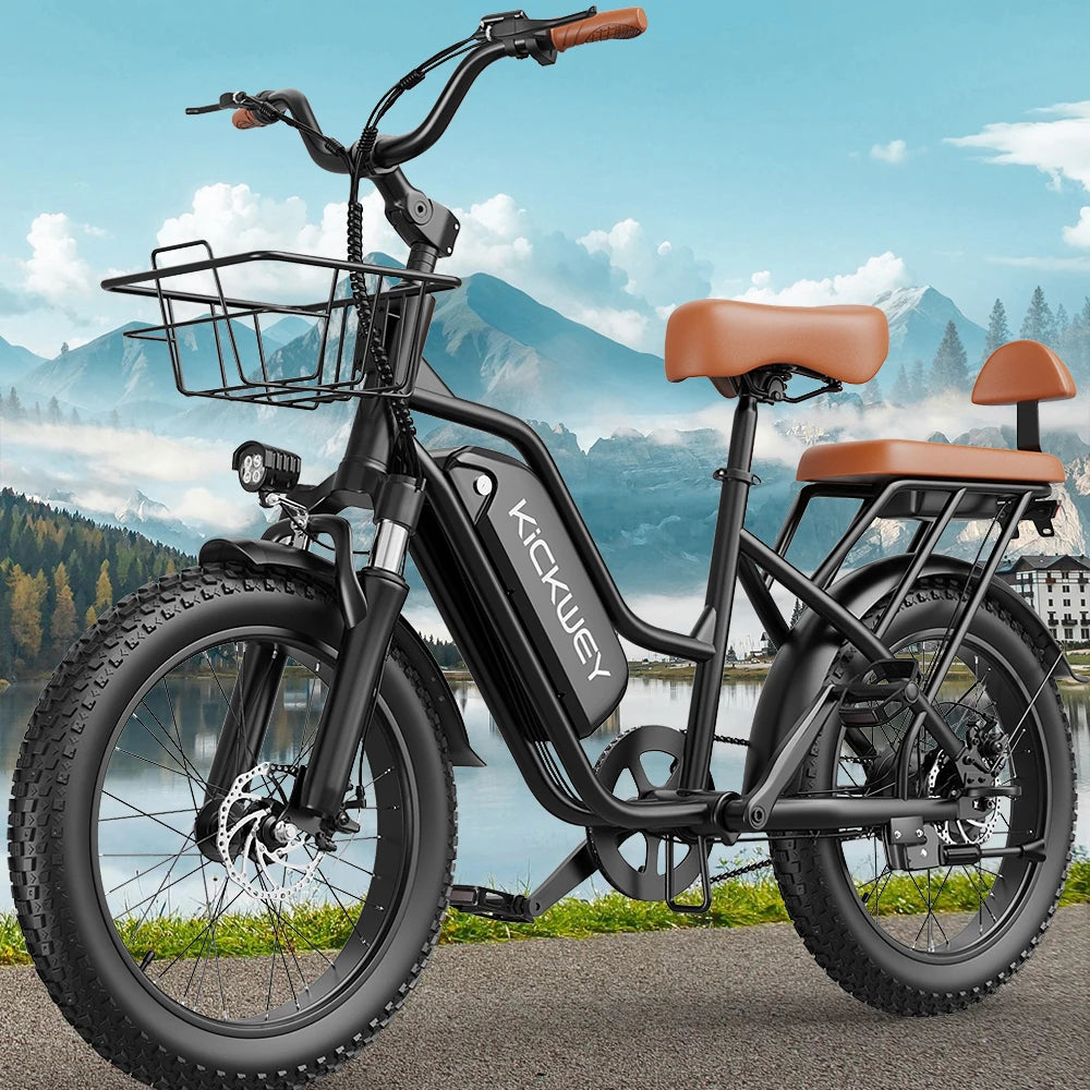 Kickwey LD20 Adult Electric Bike 1500w 32MPH 48V20ah