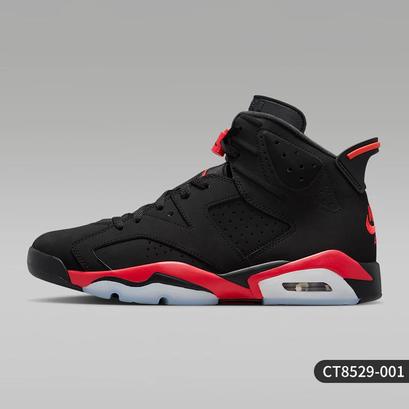Nike Authentic Air Jordan 6 Men's Sports Cushioned Basketball Shoes CT8529-001