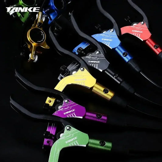 TANKE Mountain Bike Hydraulic Disc Brake Kit with 160mm Rotors, Hydraulic Calipers, Front and Rear Mounts, and 22.2mm Handlebar