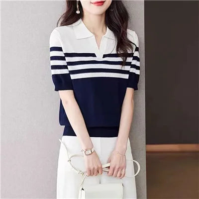Women's POLO collar T-shirt