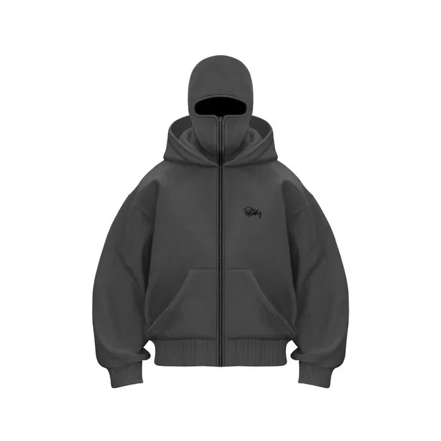 ski mask and hoodie DUO