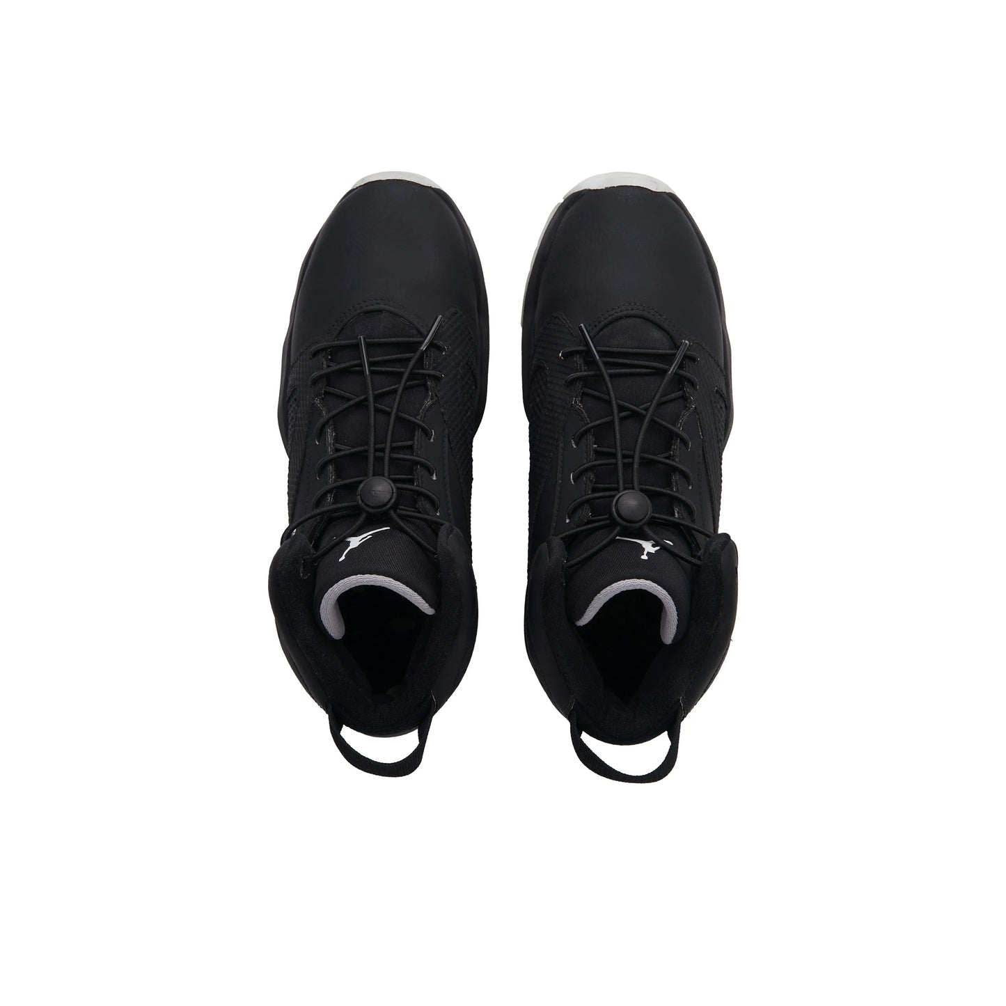 POIZON Jordan Lift Off Phantom Black Mid top Vintage Basketball Shoes Unisex Black
