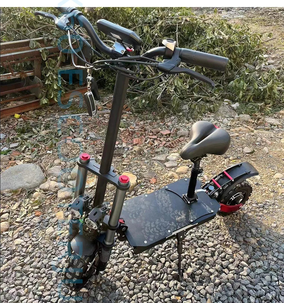 6000W Electric Scooter for Adults 85KM/H Max Speed Dual Motor