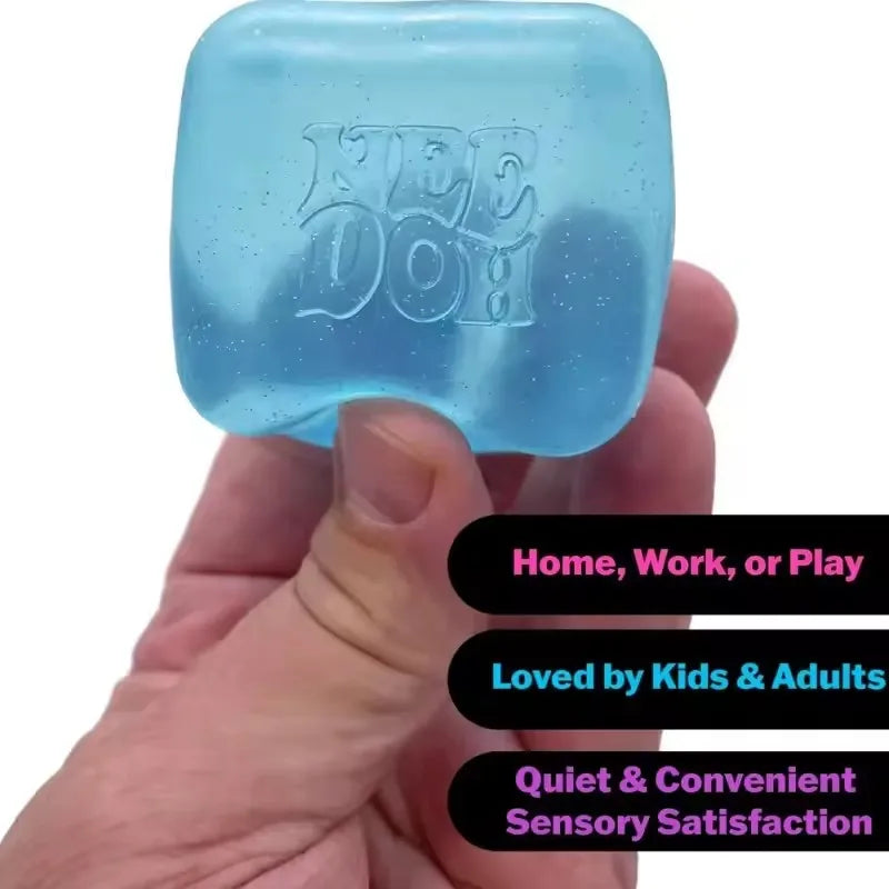 6cm Schylling Needoh Nice Cube, Sensory Toys, Anti-Stress Blocks, Stress Relief Jigsaw, Pressure Relief, Souvenir Gift