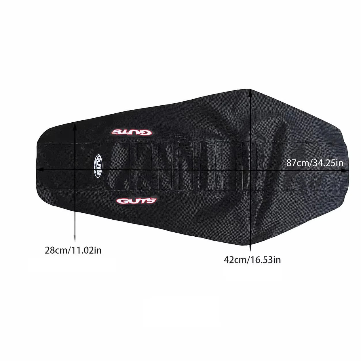 Wear-Resistant Motorcycle Seat Cushion Cover Anti-Slip Waterproof Guts Seat Cover
