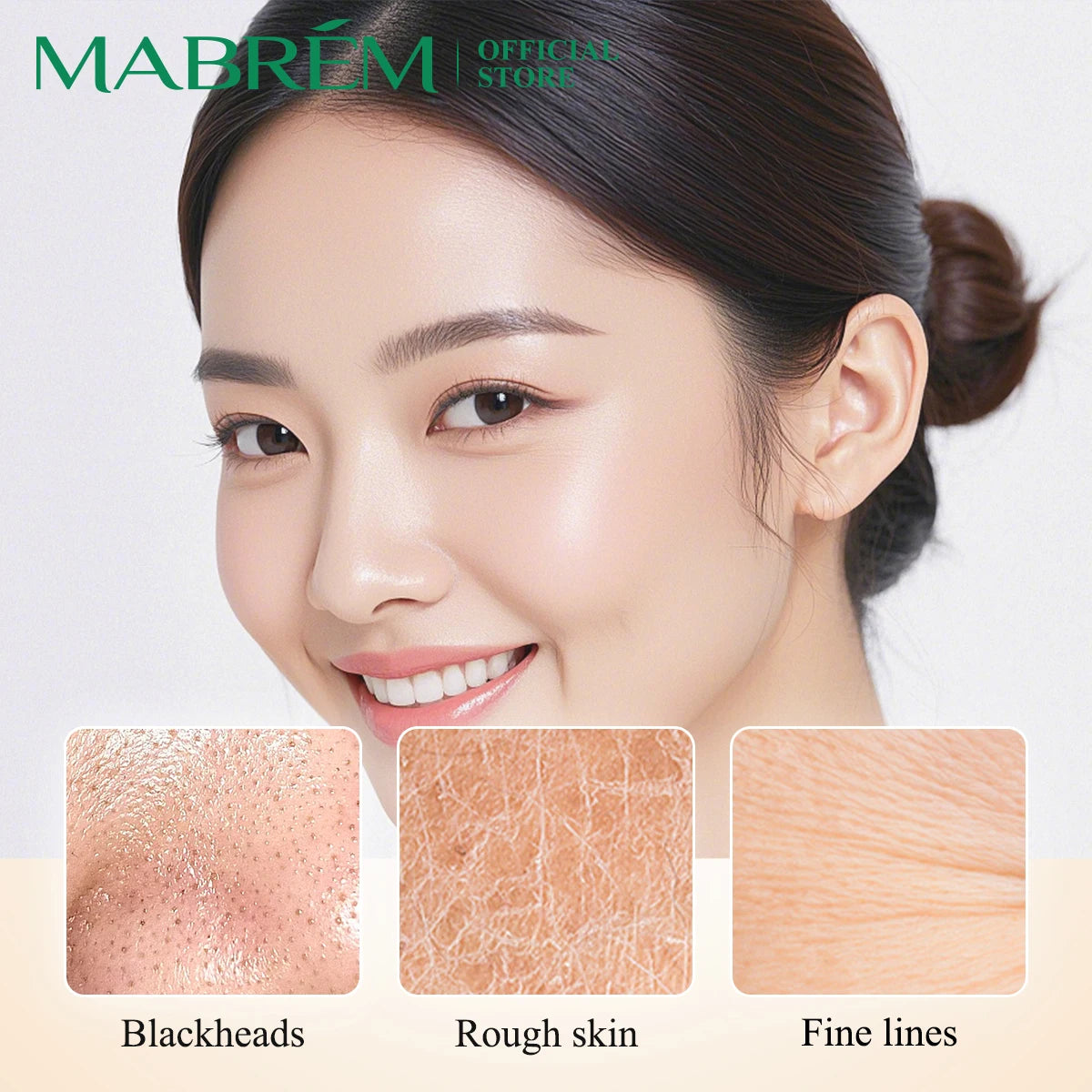 MABREM Gold Blackhead Mask Remove Stains Shrink Pore Improve Rough Skin Acne Depth Replenishment Moisturizing Oil-control 40g