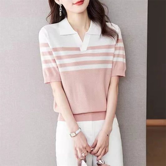 Women's POLO collar T-shirt